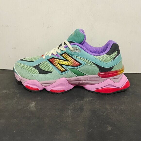 New Balance 9060 Low Multi-Color Shoes - Picture 4 of 6